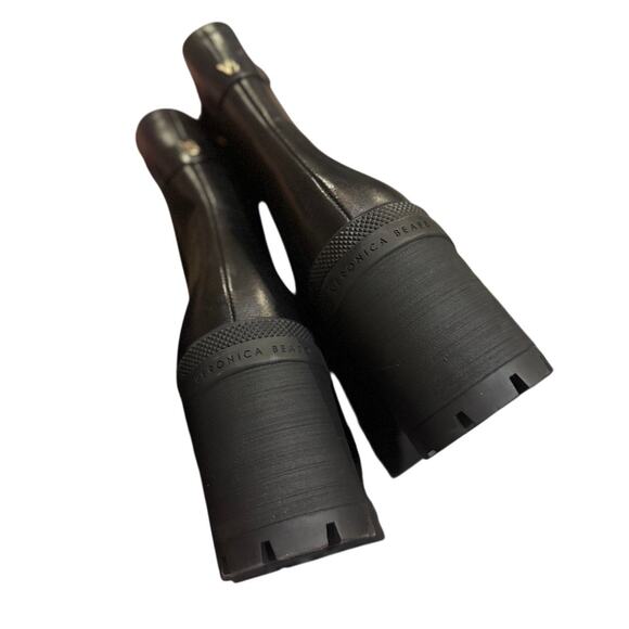 Nearly New! Veronica Beard Winnie Water Resistant Chelsea Boots in Black Sz. 9.5 - Picture 7 of 10